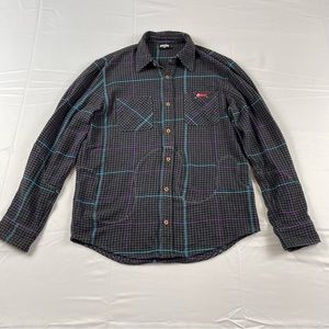 IceCream BBC Mens Large Plaid Button Up Flannel Shirt Size : Large “RARE”